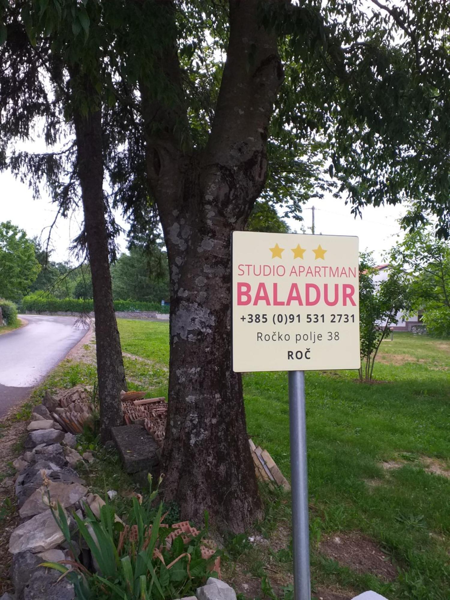 Apartman Studio Baladur Roč 외부 사진